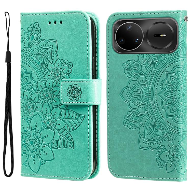 Custodia portafoglio in pelle goffrata per Huawei Nova 15 Pro