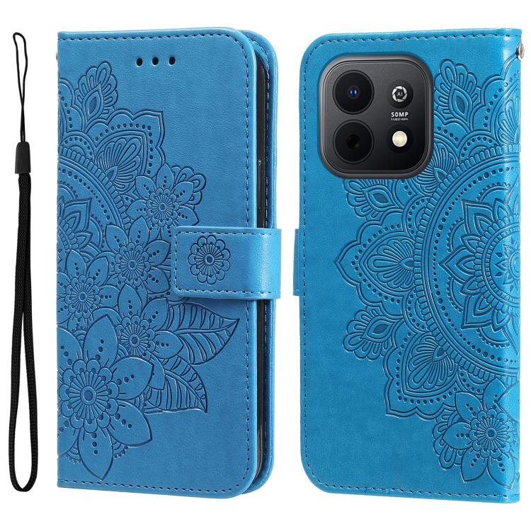 Custodia portafoglio in pelle goffrata per Huawei nova 16