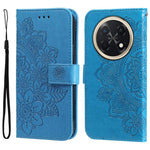Custodia portafoglio in pelle goffrata per Huawei nova 16