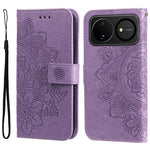 Custodia portafoglio in pelle goffrata per Huawei nova 16