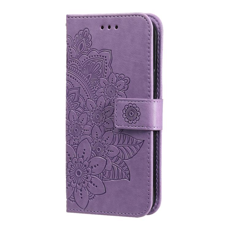 Custodia portafoglio in pelle goffrata per Huawei nova 16
