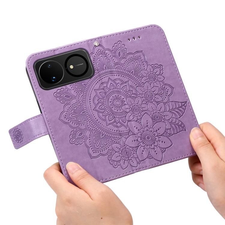 Custodia portafoglio in pelle goffrata per Huawei nova 16