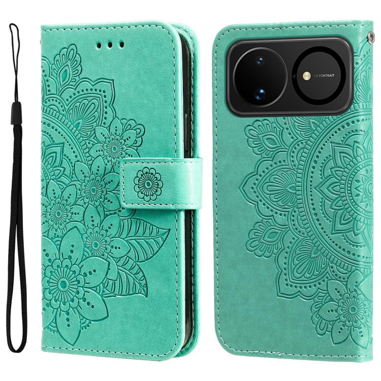 Custodia portafoglio in pelle goffrata per Huawei nova 16
