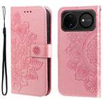 Custodia portafoglio in pelle goffrata per Huawei nova 16