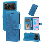 Custodia portafoglio in pelle goffrata per Huawei nova 16