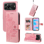 Custodia portafoglio in pelle goffrata per Huawei nova 16