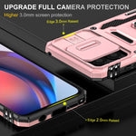 Custodia TPU con armatura e cover fotocamera per Motorola Moto G