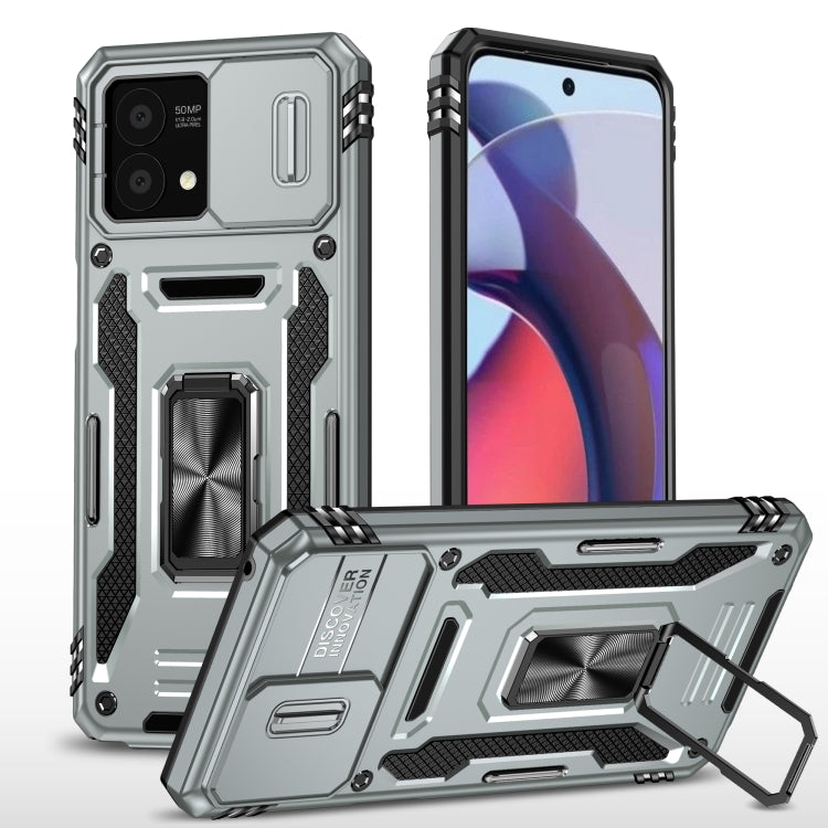 Custodia TPU con armatura e cover fotocamera per Motorola Moto G