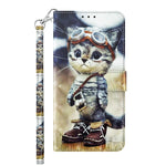 Custodia in pelle con motivo 3D per Honor Magic5 Lite