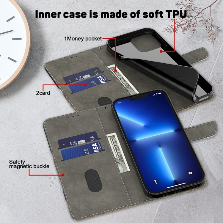 Custodia in pelle con motivo 3D per Honor Magic5 Lite