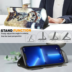Custodia in pelle con motivo 3D per Honor Magic5 Lite