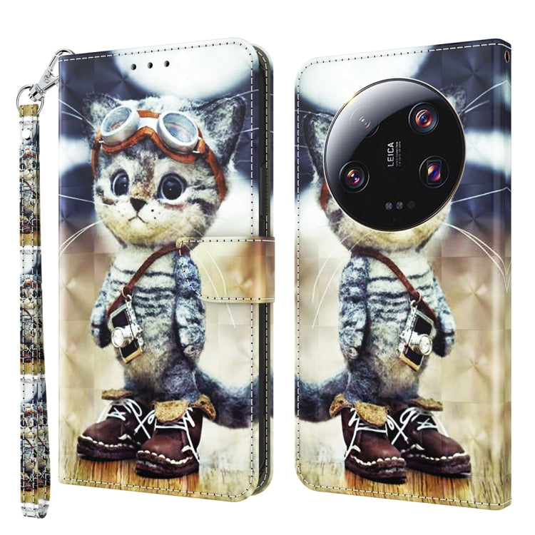 Custodia portafoglio in pelle con slot carte per Xiaomi 13T Pro