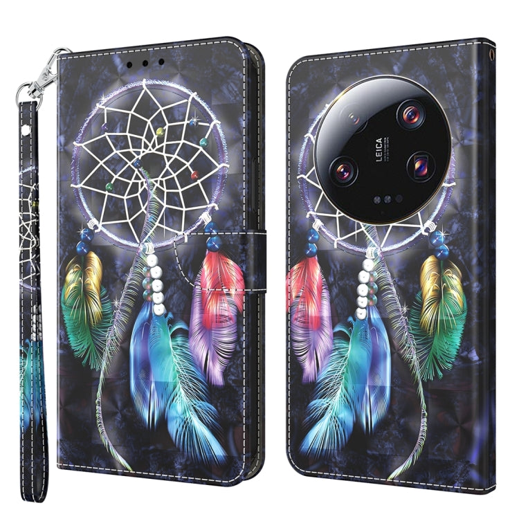 Custodia portafoglio in pelle con slot carte per Xiaomi 13T Pro