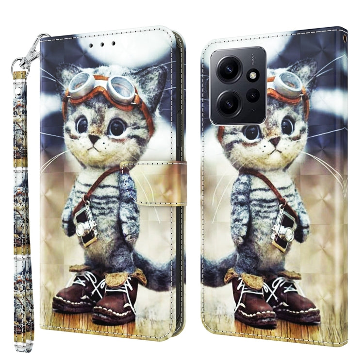 Custodia per telefono in pelle con motivo dipinto 3D, For Xiaomi Redmi Note  12 Pro+ 5G Global, For Xiaomi 12 Pro