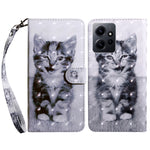 Custodia portafoglio in pelle per Xiaomi Redmi Note 12 Pro+