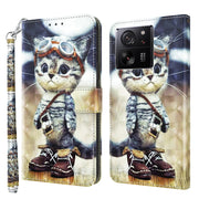 Custodia per telefono in pelle con motivo dipinto 3D, For Xiaomi 13T Pro, For Xiaomi 13 Ultra