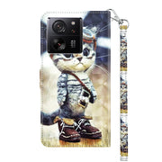 Custodia per telefono in pelle con motivo dipinto 3D, For Xiaomi 13T Pro, For Xiaomi 13 Ultra