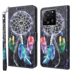 Custodia portafoglio in pelle con slot carte per Xiaomi 13T Pro