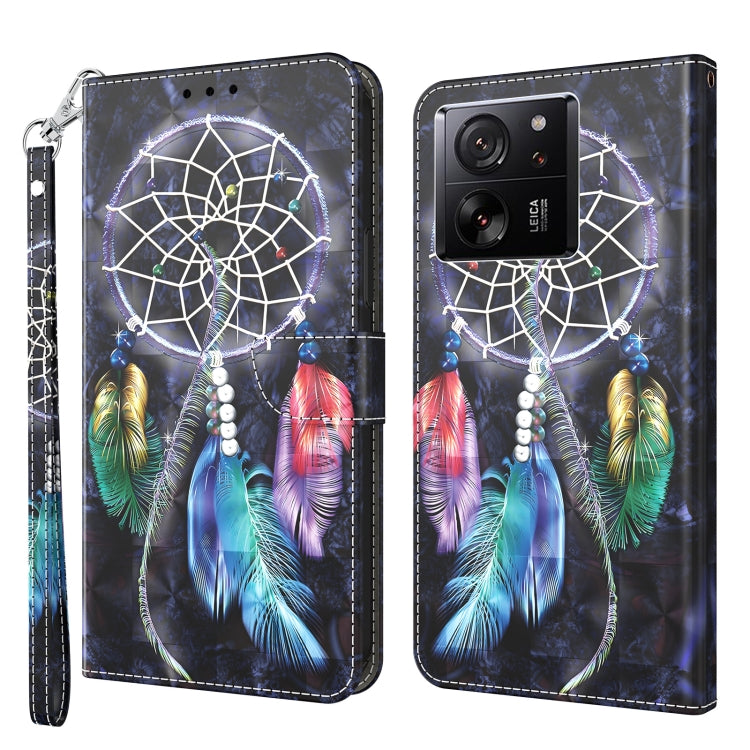 Custodia portafoglio in pelle con slot carte per Xiaomi 13T Pro