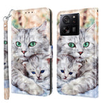 Custodia portafoglio in pelle con slot carte per Xiaomi 13T Pro