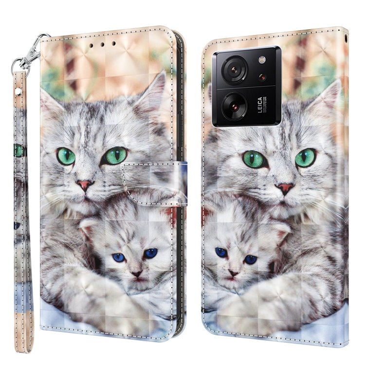 Custodia portafoglio in pelle con slot carte per Xiaomi 13T Pro