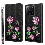 Custodia portafoglio in pelle con slot carte per Xiaomi 13T Pro
