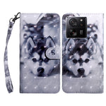Custodia portafoglio in pelle con slot carte per Xiaomi 13T Pro