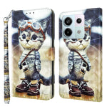 Custodia portafoglio in pelle per Xiaomi Redmi Note 13 Pro+
