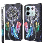 Custodia portafoglio in pelle per Xiaomi Redmi Note 13 Pro+