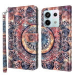 Custodia portafoglio in pelle per Xiaomi Redmi Note 13 Pro+