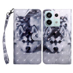 Custodia portafoglio in pelle per Xiaomi Redmi Note 13 Pro+
