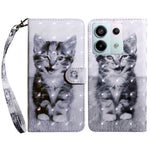 Custodia portafoglio in pelle per Xiaomi Redmi Note 13 Pro+