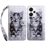 Custodia portafoglio in pelle per Xiaomi Redmi Note 13 Pro+