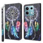 Custodia portafoglio in pelle per Xiaomi Redmi Note 13 5G