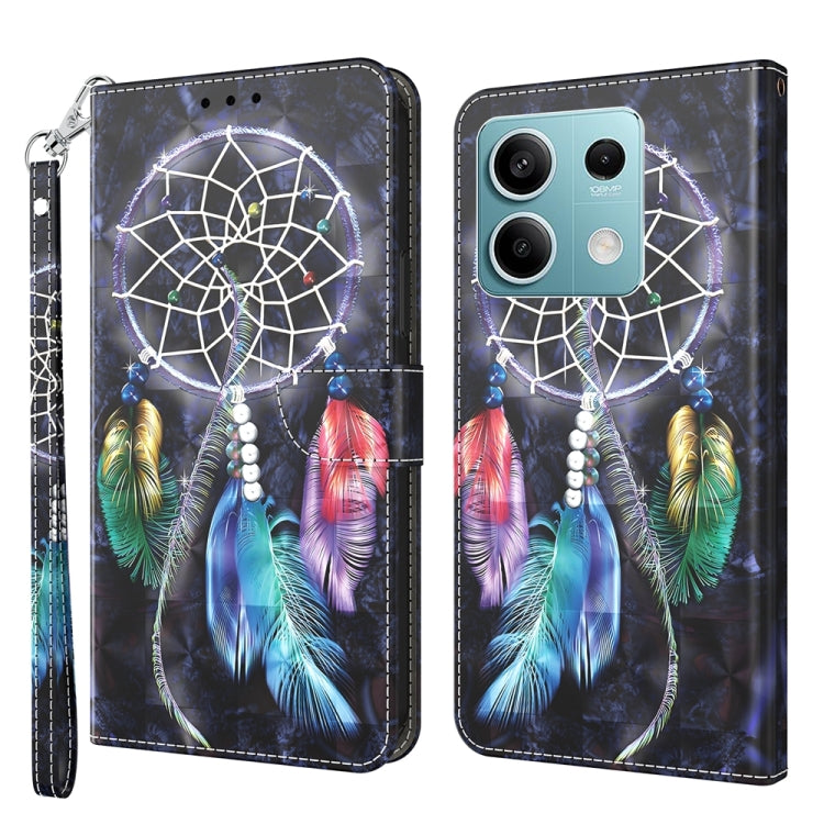 Custodia portafoglio in pelle per Xiaomi Redmi Note 13 5G