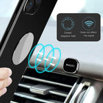Yesido C81 Car Dashboard Mini forte supporto magnetico per telefono, C81 (Black), C81 (Silver)