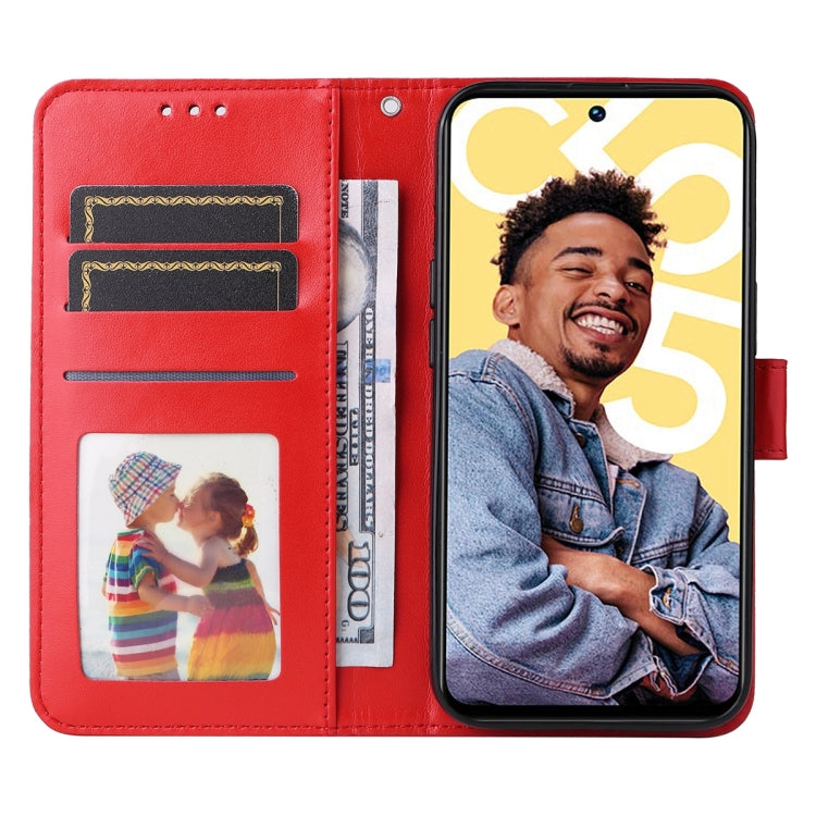 Custodia per telefono in pelle di girasole goffrata, For Realme C55, For Realme GT Neo 5 5G / GT3