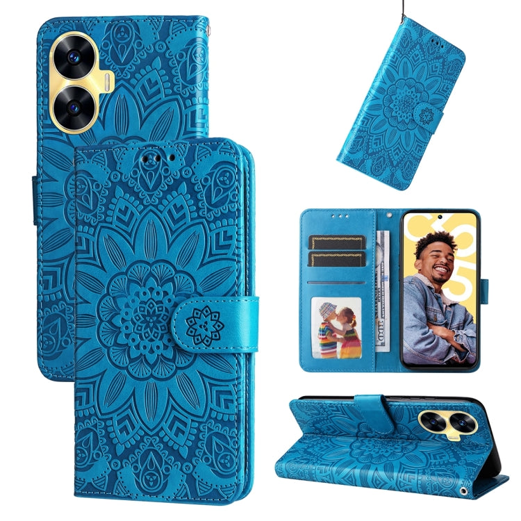 Custodia portafoglio in pelle per Realme 11 Pro e 11 Pro+