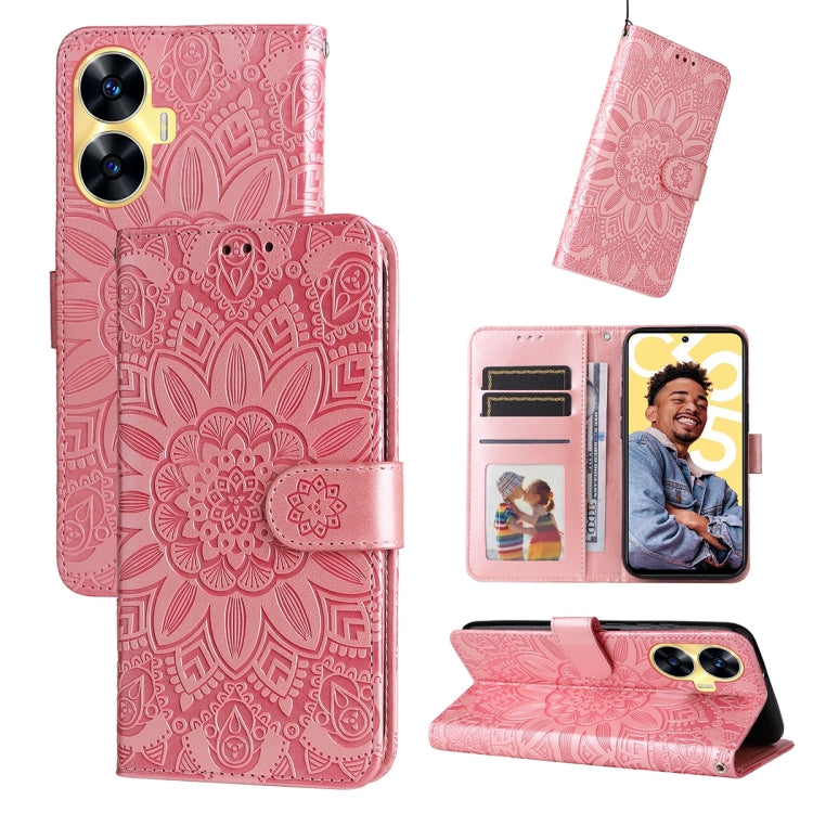 Custodia portafoglio in pelle per Realme 11 Pro e 11 Pro+