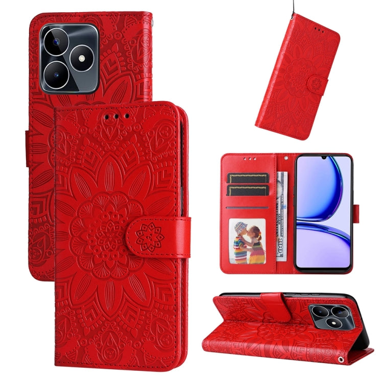 Custodia portafoglio in pelle per Realme C67 e 11 5G