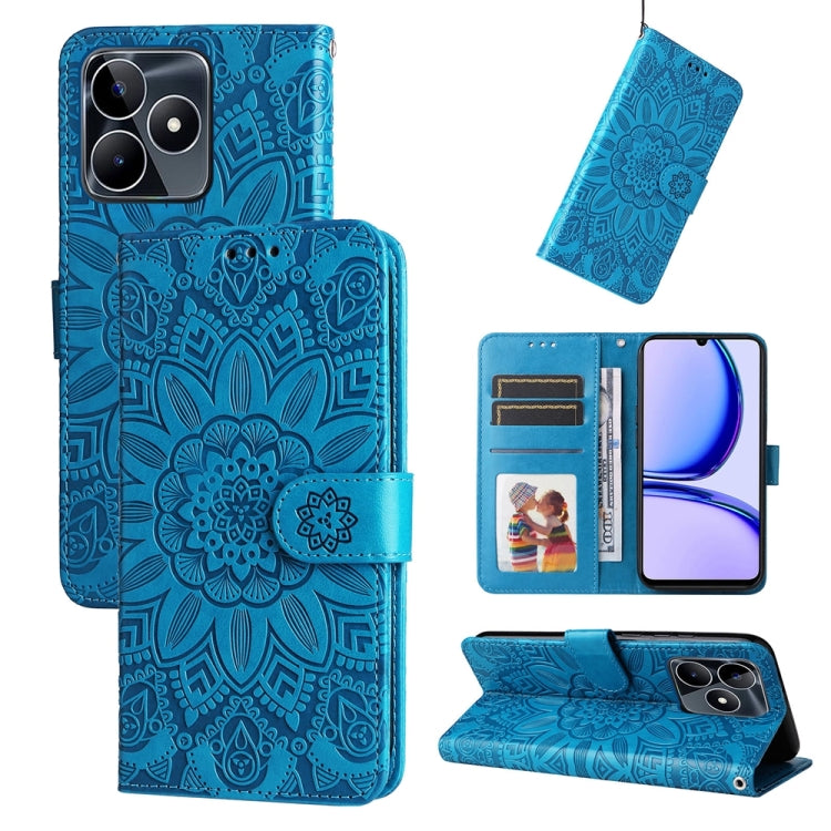 Custodia portafoglio in pelle per Realme C67 e 11 5G