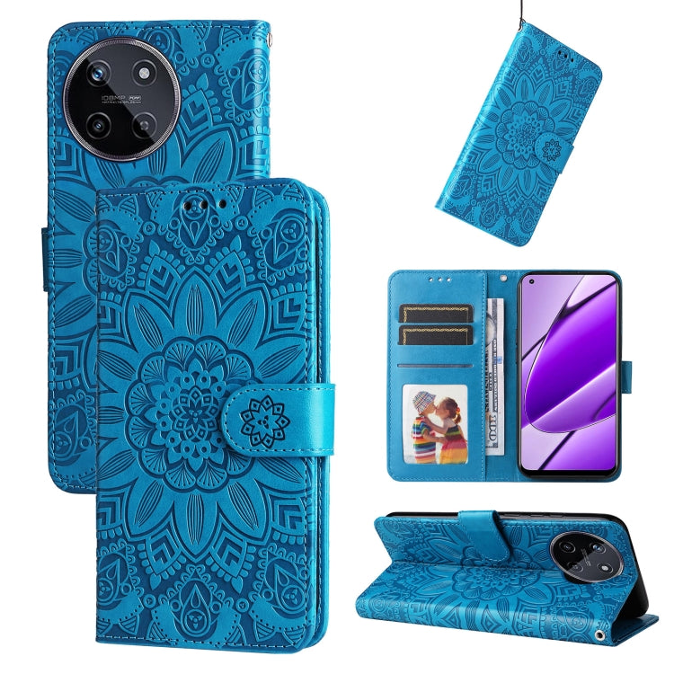 Custodia portafoglio in pelle per Realme C67 e 11 5G