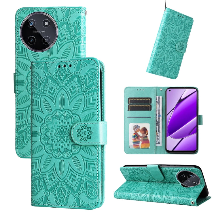 Custodia portafoglio in pelle per Realme C67 e 11 5G