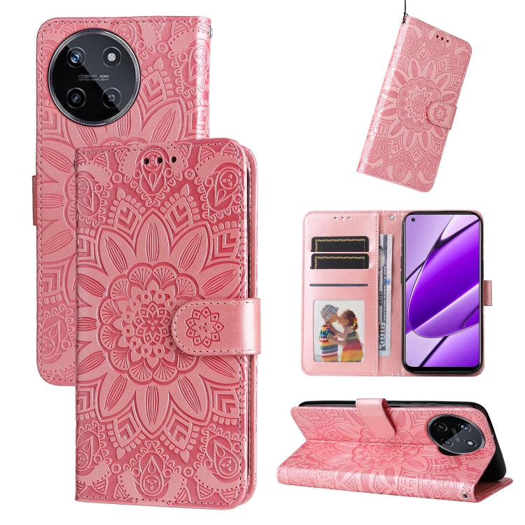Custodia portafoglio in pelle per Realme C67 e 11 5G