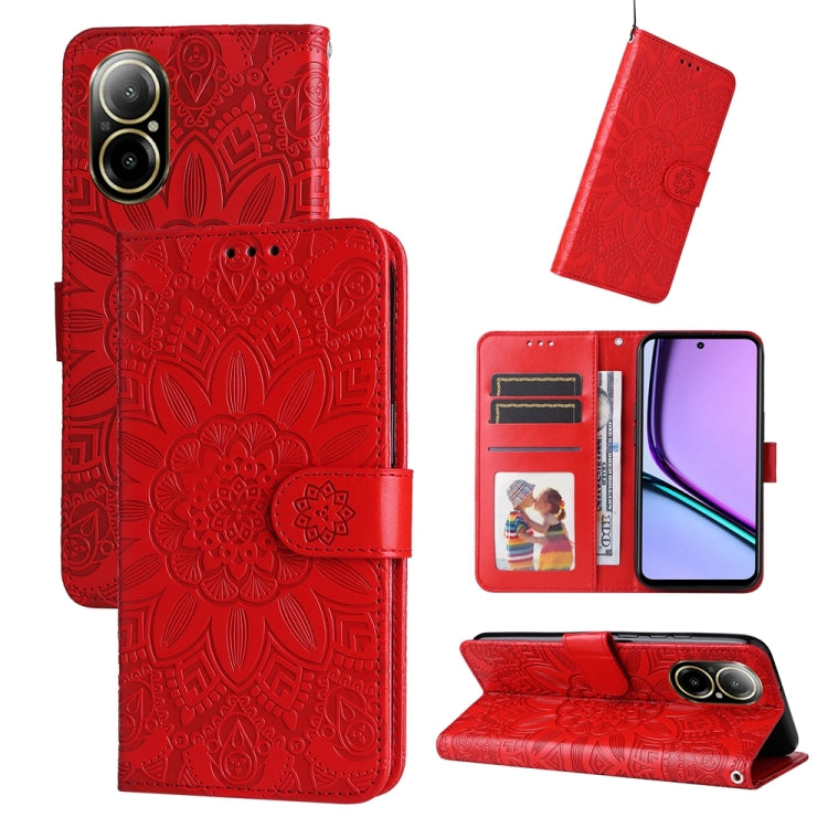 Custodia portafoglio in pelle per Realme 12 5G