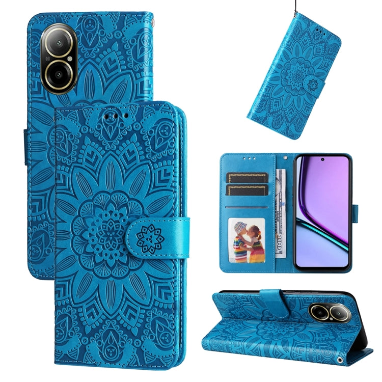 Custodia portafoglio in pelle per Realme 12 5G