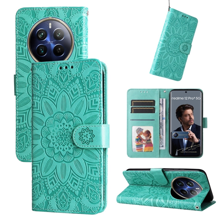 Custodia portafoglio in pelle per Realme 12 5G
