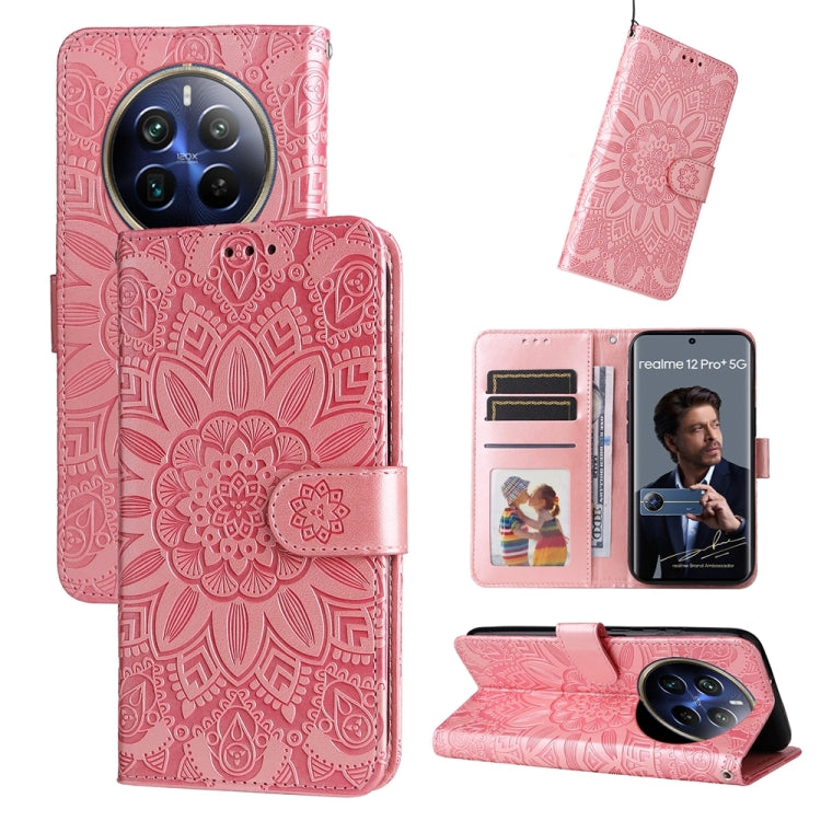 Custodia portafoglio in pelle per Realme 12 5G
