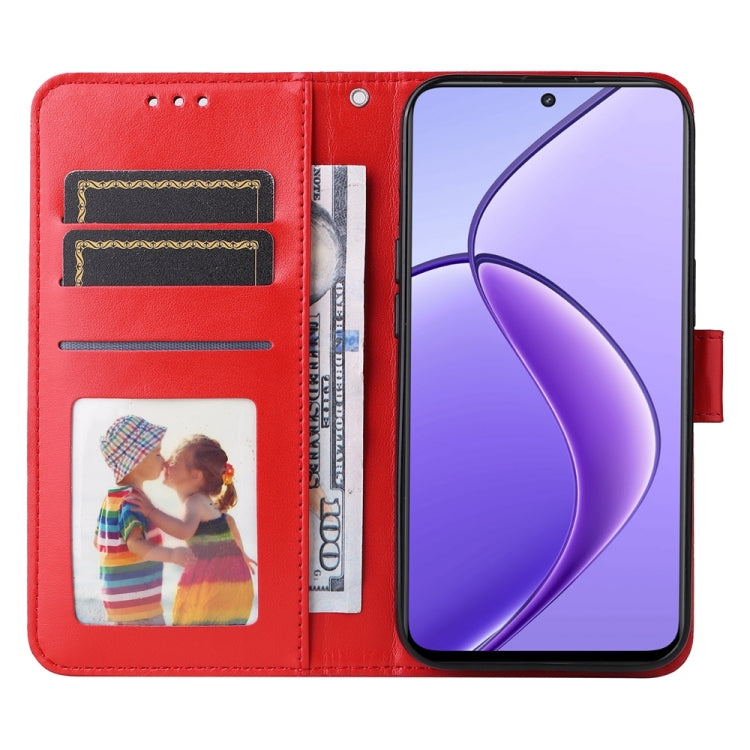 Custodia portafoglio in pelle per Realme 12 5G