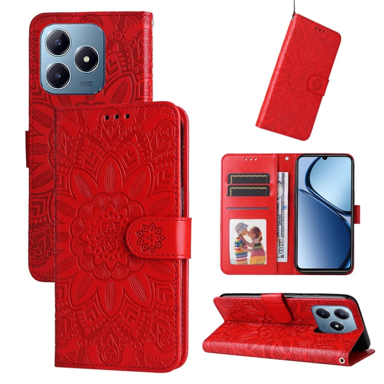 Custodia portafoglio in pelle per Realme 13+ e modelli compatibil